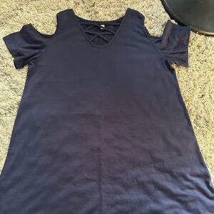 Cold shoulder dress
